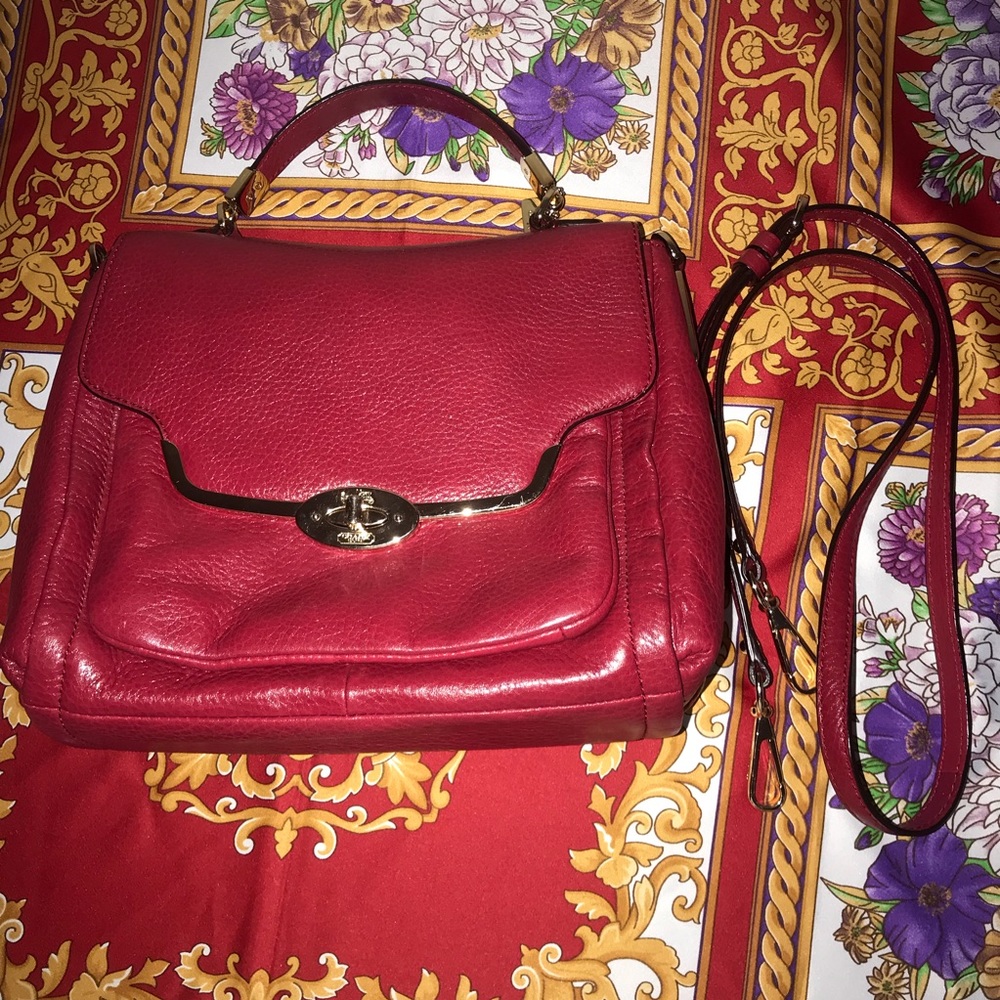 Coach Madison Sadie Flap Satchel
